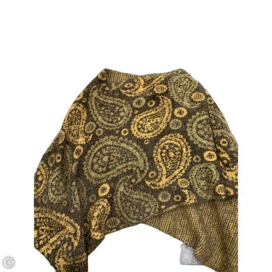 Poncho By Clothes Mentor In Brown, Size: Osfm