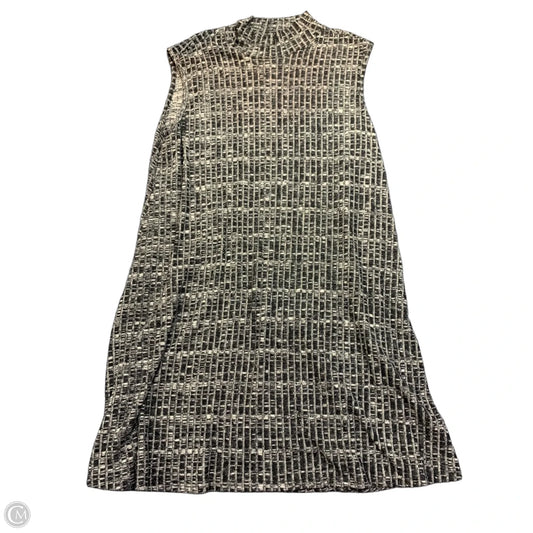 Dress Sweater By Jm Collections In Grey, Size: L