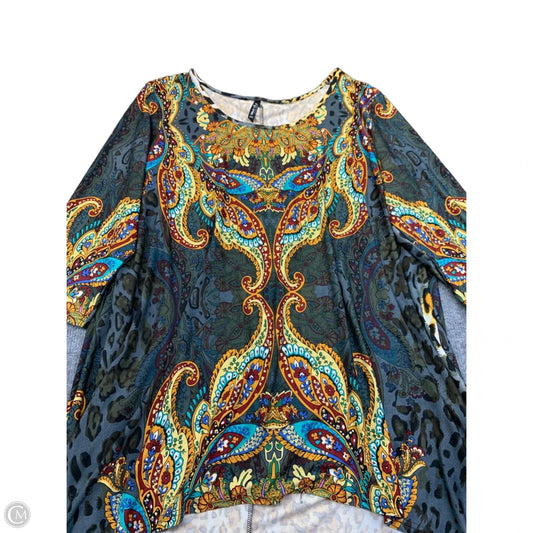 Top Long Sleeve By White Mark In Multi-colored, Size: 3x