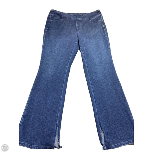 Jeans Straight By Belle In Blue Denim, Size: 18