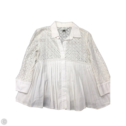 Top Long Sleeve By Hd In Paris In White, Size: Xs