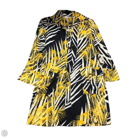 Dress Designer By Diane Von Furstenberg In Black & Yellow, Size: 4