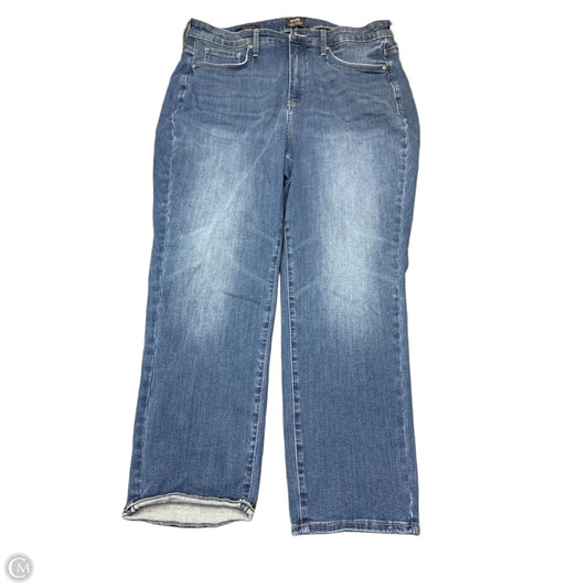Jeans Skinny By Nydj In Blue Denim, Size: 16