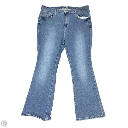 Jeans Boot Cut By Clothes Mentor In Blue Denim, Size: 20