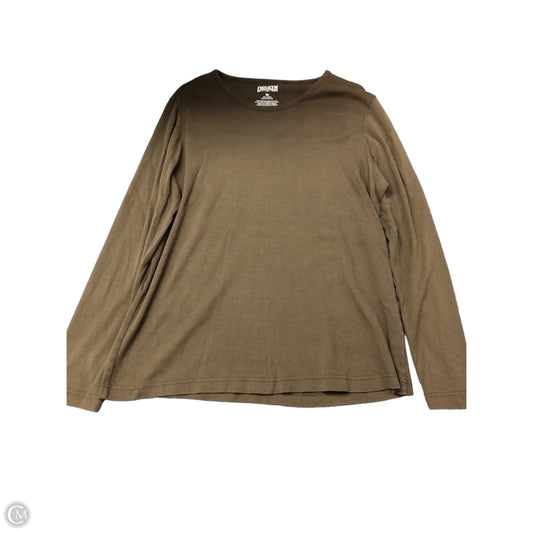 Top Long Sleeve By Duluth Trading In Brown, Size: Xl