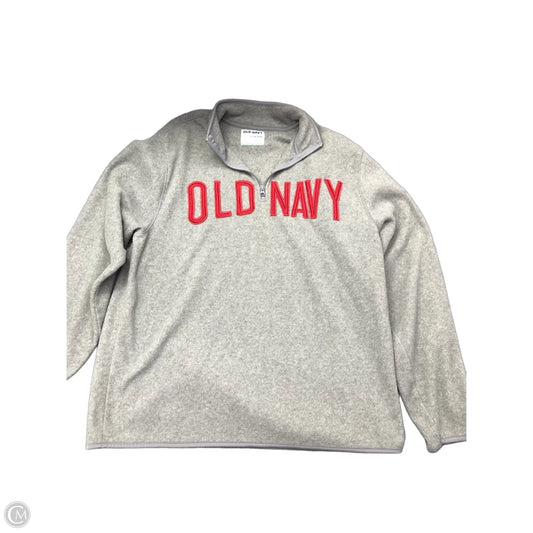 Sweatshirt Collar By Old Navy In Grey, Size: Xl