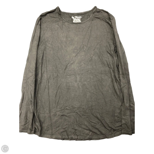 Top Long Sleeve By Chicos In Black, Size: 16