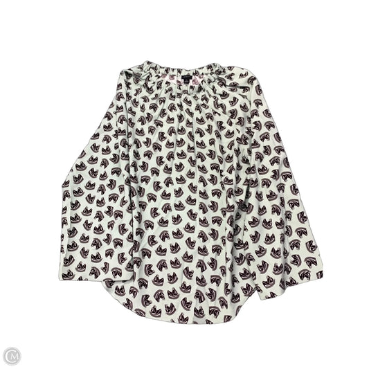 Top Long Sleeve By Ann Taylor In Green, Size: S