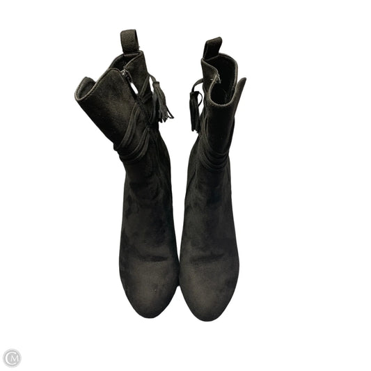 Boots Ankle Heels By Journee In Black, Size: 10