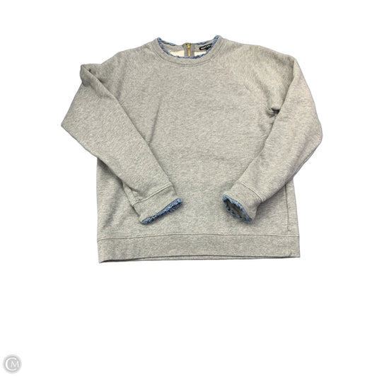 Sweatshirt Crewneck By J. Crew In Grey, Size: M