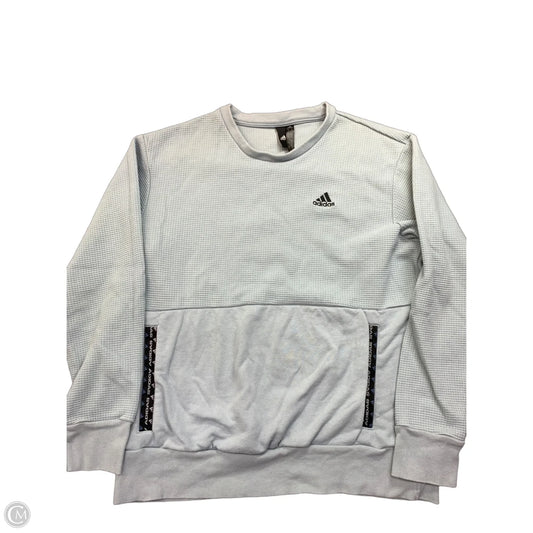 Sweatshirt Crewneck By Adidas In Blue, Size: M