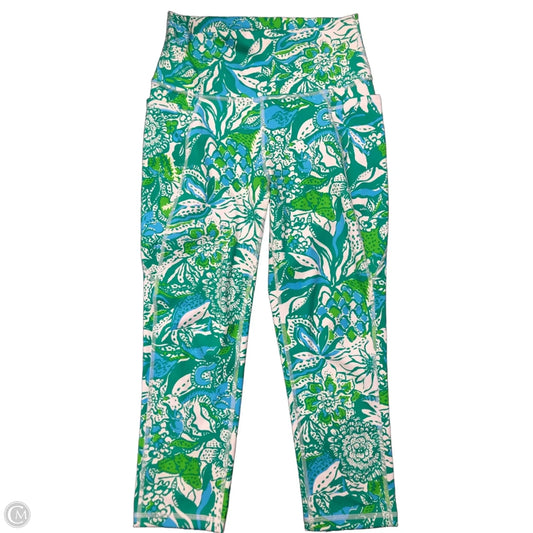 Pants Designer By Lilly Pulitzer In Blue & Green, Size: M