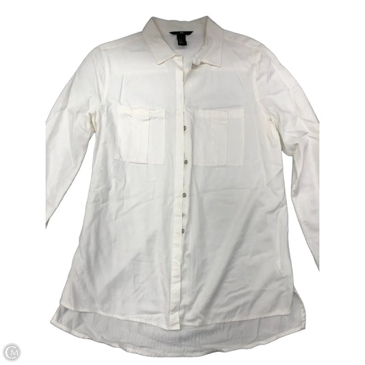 Top Long Sleeve By H&m In White, Size: 6