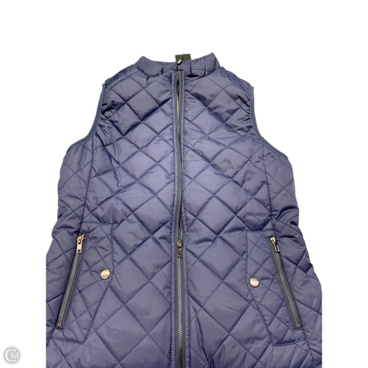 Vest Puffer & Quilted By Clothes Mentor In Navy, Size: M