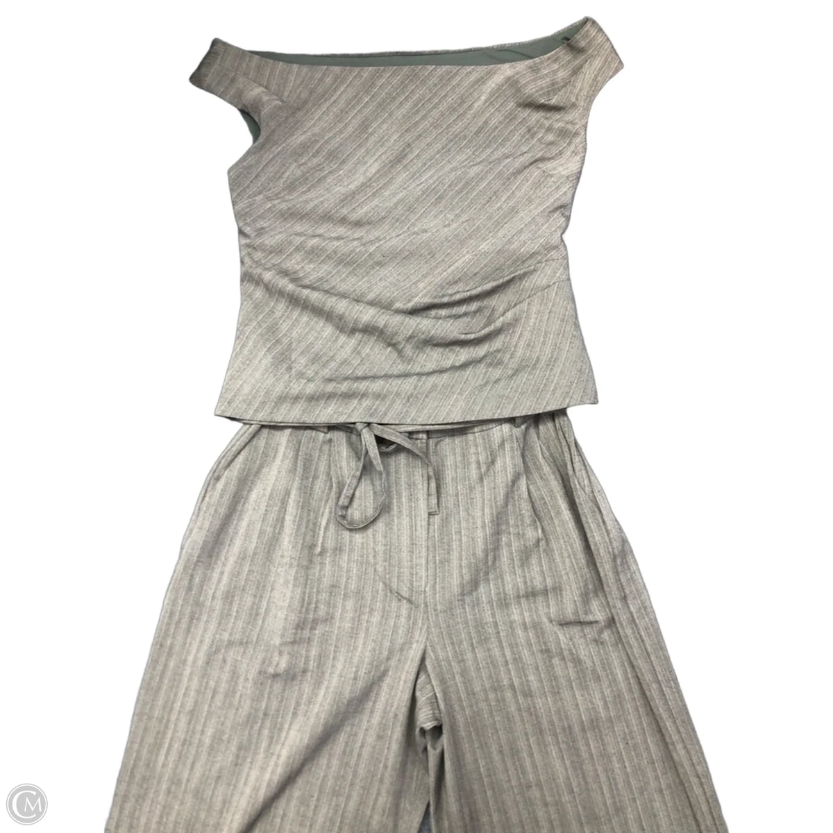 Pants Set 2pc By Express In Grey & Tan, Size: M