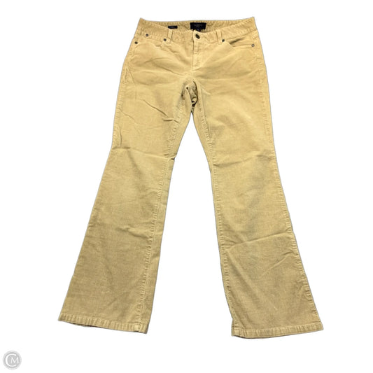 Pants Corduroy By Talbots In Tan, Size: 10