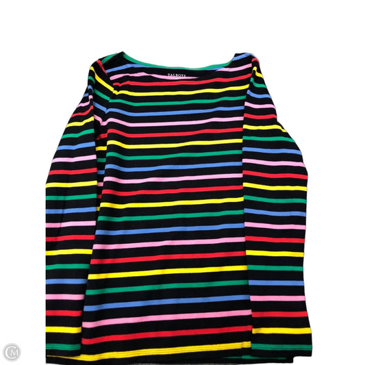 Top Long Sleeve By Talbots In Multi-colored, Size: M