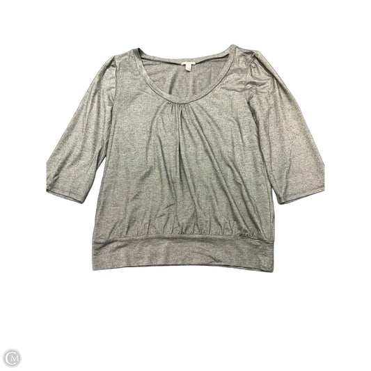 Top Long Sleeve By Old Navy In Grey, Size: M
