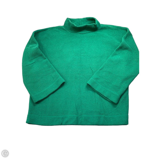 Sweatshirt Collar By Loft In Green, Size: Xxl