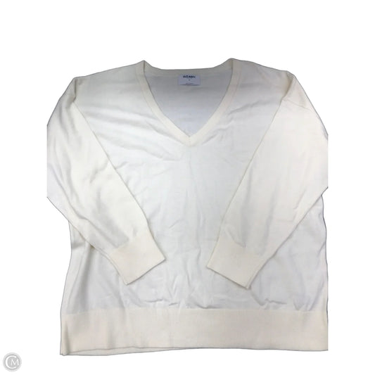 Sweater By Old Navy In White, Size: Xl