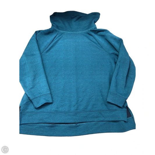 Sweatshirt Collar By Lane Bryant In Blue, Size: 18