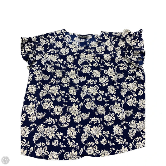 Top Short Sleeve By Lane Bryant In Blue, Size: 22