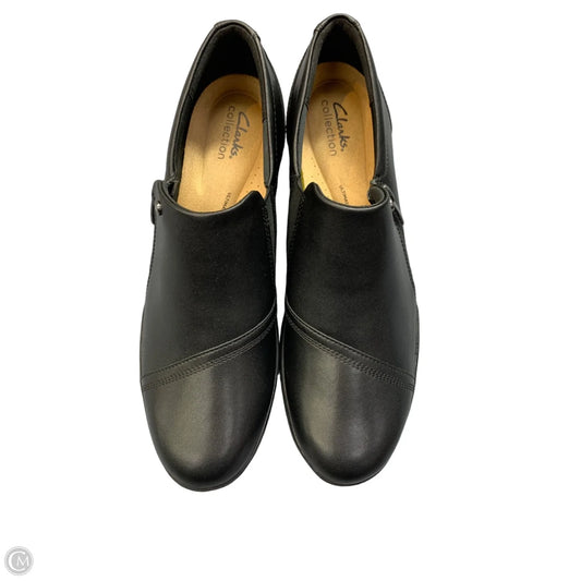Shoes Flats By Clarks In Black, Size: 11