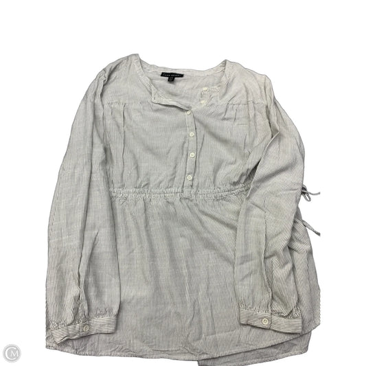 Top Long Sleeve By Lane Bryant In Black & White, Size: 18