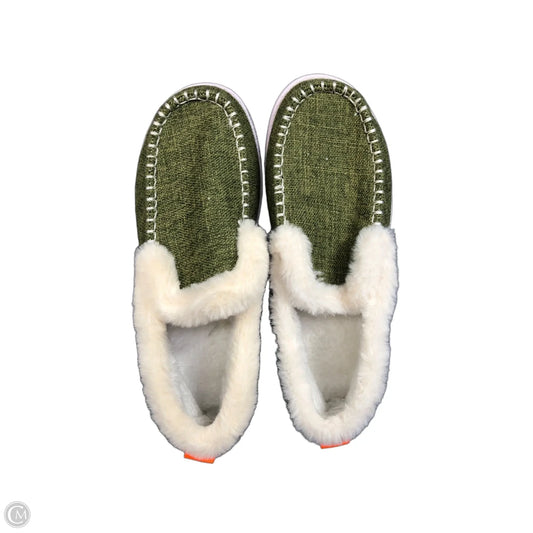 Shoes Flats By Clothes Mentor In Green, Size: 9