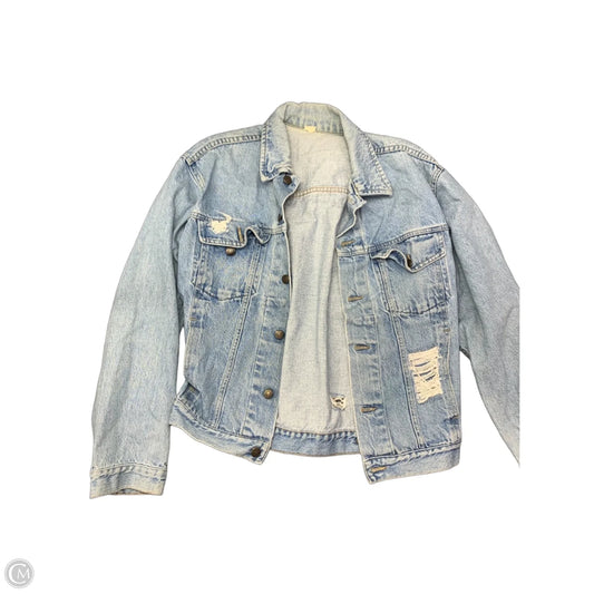 Jacket Denim By Clothes Mentor In Blue Denim, Size: S
