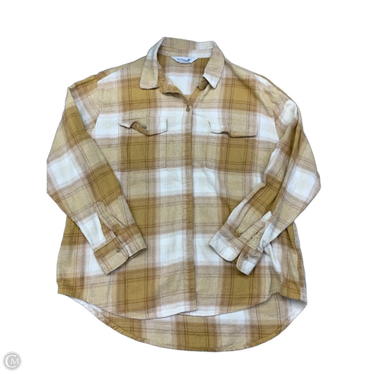 Top Long Sleeve By Old Navy In Yellow, Size: L