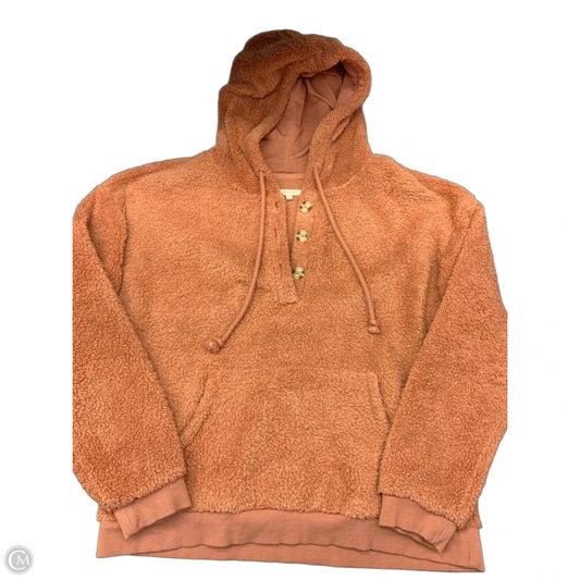 Sweatshirt Hoodie By Maurices In Pink, Size: L
