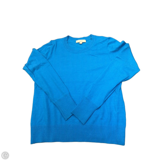 Sweater By Loft In Blue, Size: S