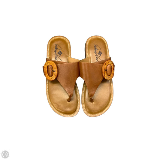 Sandals Designer By Patricia Nash In Brown, Size: 8