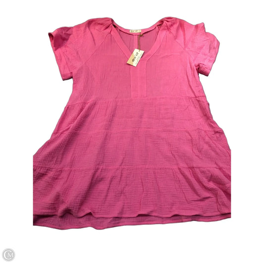 Dress Casual Midi By New In In Pink, Size: 2x