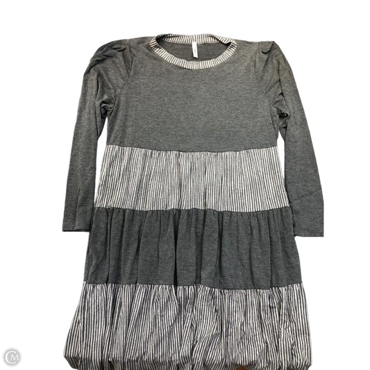 Dress Casual Midi By Emerald In Grey, Size: 1x