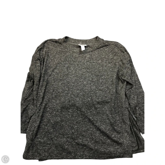 Sweater By Just Be In Grey, Size: L