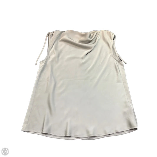 Top Short Sleeve By Evereve In Grey, Size: L