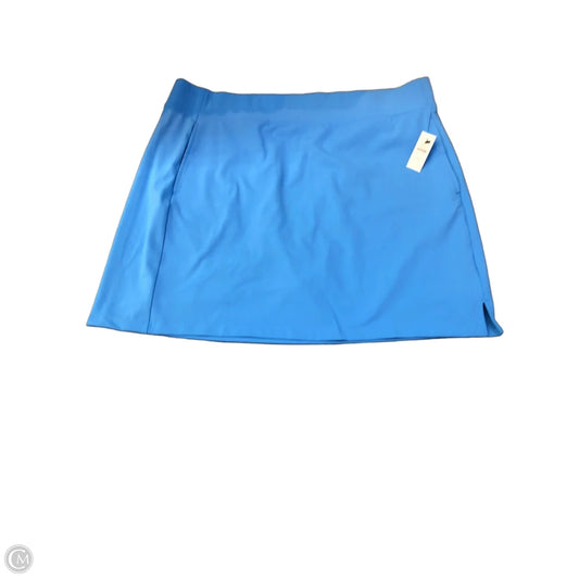 Athletic Skirt By Talbots In Blue, Size: Xl