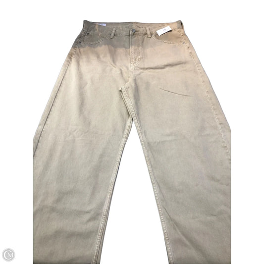 Jeans Straight By Gap In Brown, Size: 14