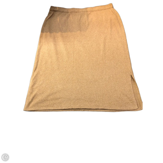 Skirt Maxi By Vince Camuto In Brown, Size: Xl