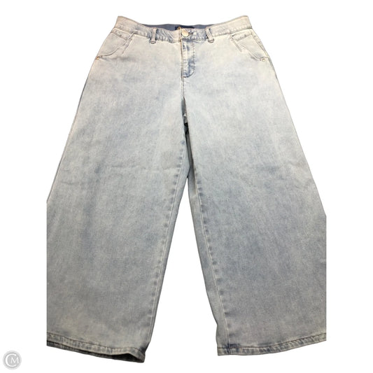 Jeans Wide Leg By Democracy In Blue Denim, Size: 14