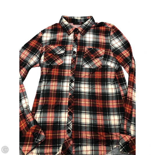 Top Long Sleeve By Clothes Mentor In Black & Red, Size: M