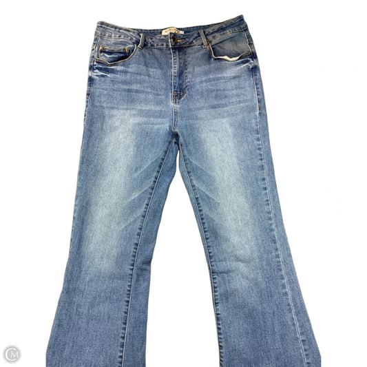 Jeans Wide Leg By Velvet Heart In Blue Denim, Size: 10
