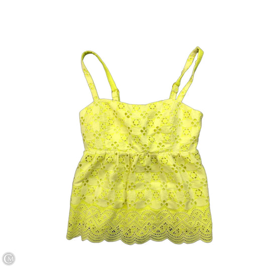 Tank Top Designer By Lilly Pulitzer In Yellow, Size: 8