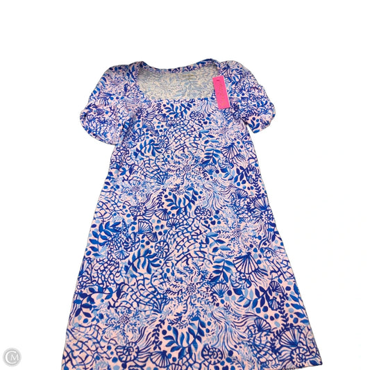 Dress Designer By Lilly Pulitzer In Blue & Pink, Size: M