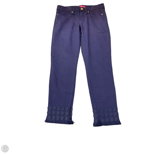 Pants Designer By Lilly Pulitzer In Navy, Size: 6