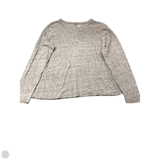 Top Long Sleeve By Ana In Grey, Size: Xl
