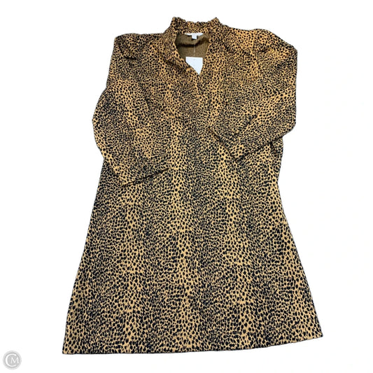 Dress Sweater By Crown And Ivy In Animal Print, Size: M