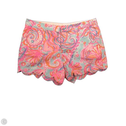 Shorts Designer By Lilly Pulitzer In Blue & Pink, Size: 10